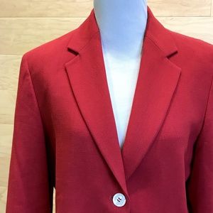MaxMara Red pants/skirt and blazer